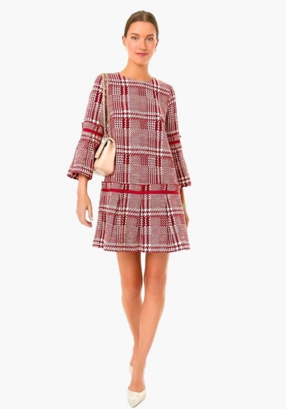 Tuckernuck Cranberry Check Kennedy Dress
